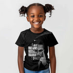 African America Heroes Malcolm X Kid T shirt By Any Means Necessary - African Pride