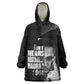 African America Heroes Malcolm X Kid Wearable Blanket Hoodie By Any Means Necessary - African Pride
