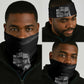 African America Heroes Malcolm X Neck Gaiter By Any Means Necessary - African Pride