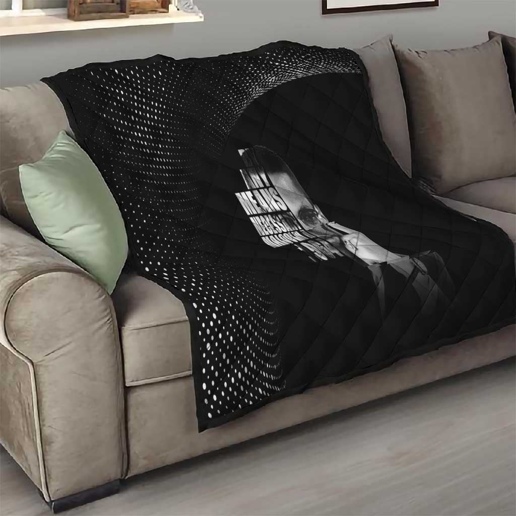 African America Heroes Malcolm X Quilt By Any Means Necessary - African Pride
