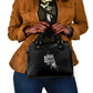 African America Heroes Malcolm X Shoulder Handbag By Any Means Necessary - African Pride