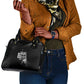 African America Heroes Malcolm X Shoulder Handbag By Any Means Necessary - African Pride
