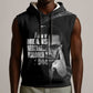 African America Heroes Malcolm X Sleeveless Hoodie By Any Means Necessary - African Pride