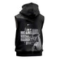 African America Heroes Malcolm X Sleeveless Zip Hoodie By Any Means Necessary - African Pride