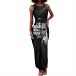 African America Heroes Malcolm X Tank Maxi Dress By Any Means Necessary - African Pride