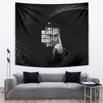 African America Heroes Malcolm X Tapestry By Any Means Necessary - African Pride