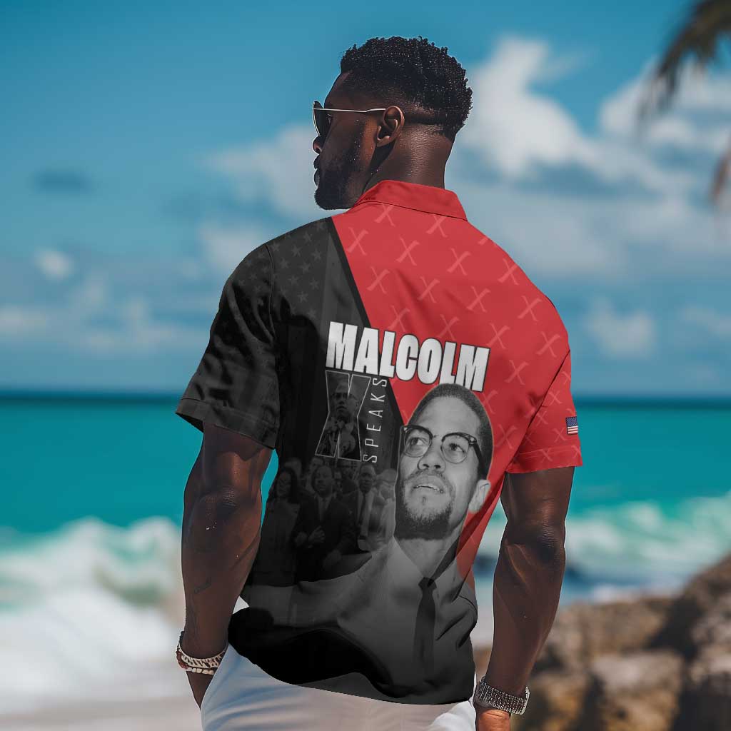 Malcolm X Speaks Hawaiian Shirt Legacy of the Civil Rights Leaders - African Pride