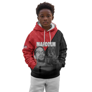 Malcolm X Speaks Kid Hoodie Legacy of the Civil Rights Leaders - African Pride