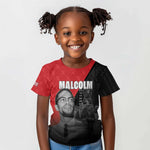 Malcolm X Speaks Kid T shirt Legacy of the Civil Rights Leaders - African Pride