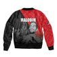 Malcolm X Speaks Sleeve Zip Bomber Jacket Legacy of the Civil Rights Leaders - African Pride