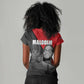 Malcolm X Speaks Women V-Neck T-Shirt Legacy of the Civil Rights Leaders - African Pride