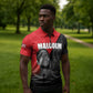 African America Heroes Zipper Polo Shirt Malcolm X Speaks