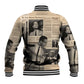 Malcolm X Vintage Newspaper Print Style Baseball Jacket - African Pride
