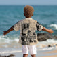 Malcolm X Vintage Newspaper Print Style Kid Hawaiian Shirt LT15