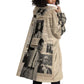 Malcolm X Vintage Newspaper Print Style Wearable Blanket Hoodie - African Pride