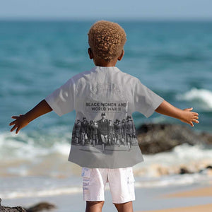 Black Women of World War II Kid Hawaiian Shirt 6888th Central Postal Directory Battalion