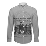 Black Women of World War II Long Sleeve Button Shirt 6888th Central Postal Directory Battalion