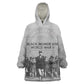 Black Women of World War II Wearable Blanket Hoodie 6888th Central Postal Directory Battalion