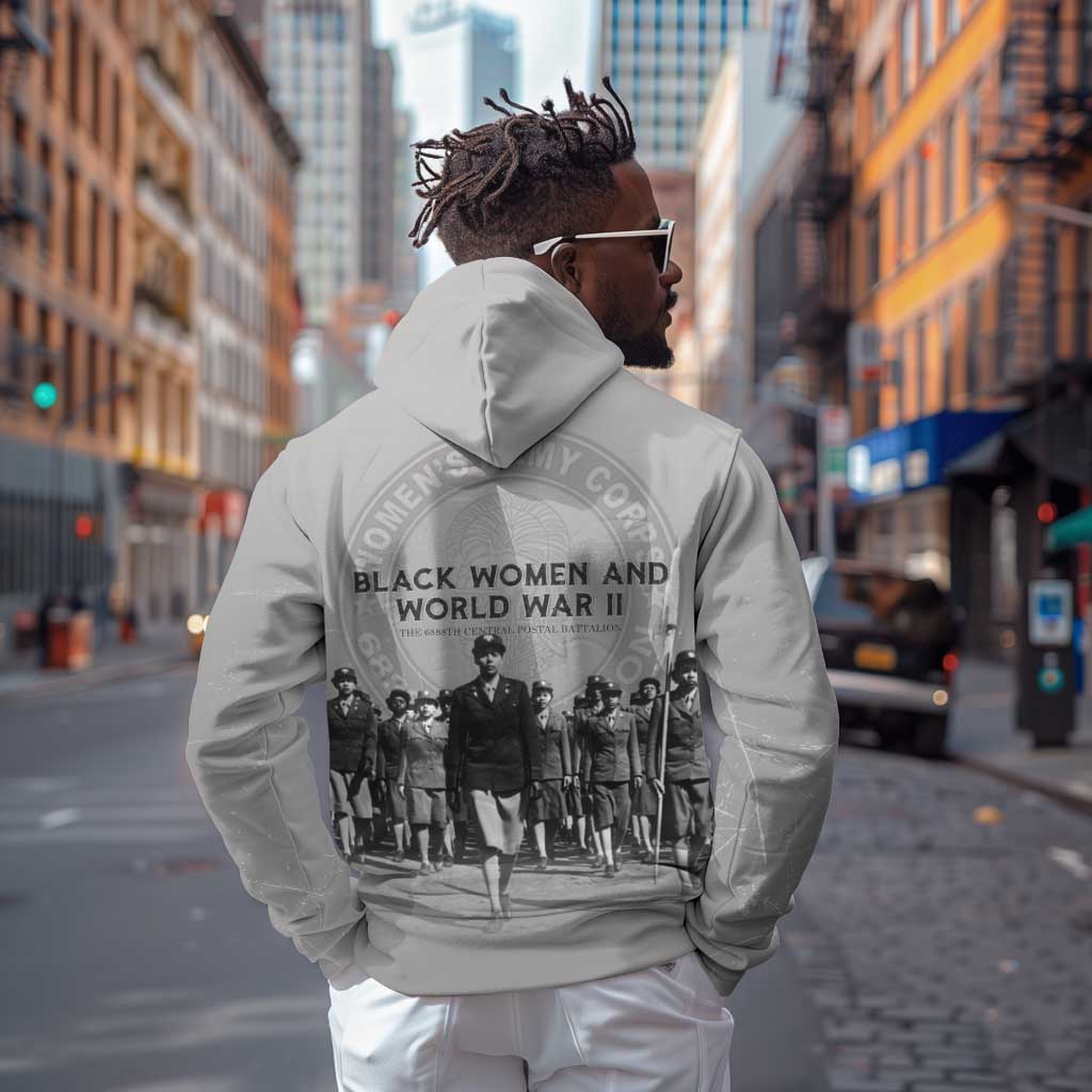 Black Women of World War II Zip Hoodie 6888th Central Postal Directory Battalion