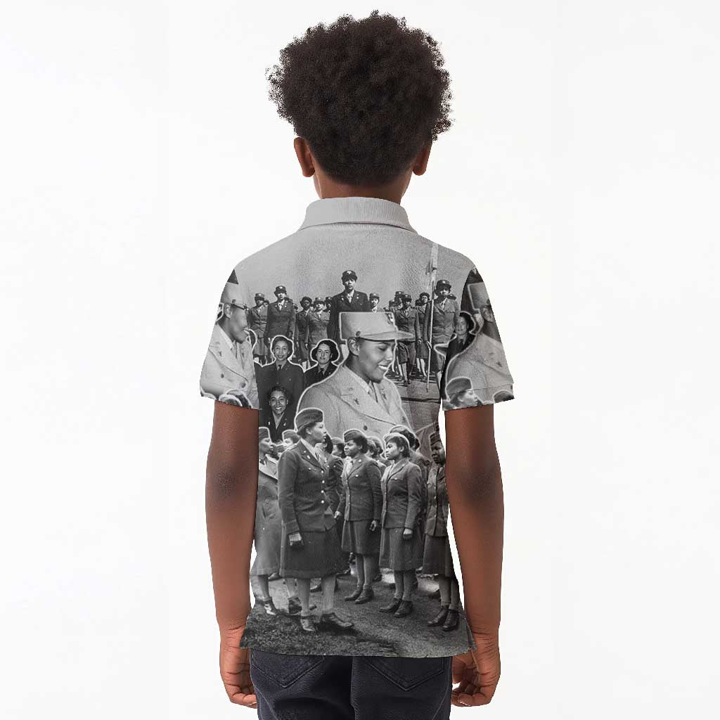Six Triple Eight Kid Polo Shirt Women of the Womens Army Corps