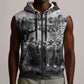 Six Triple Eight Sleeveless Zip Hoodie Women of the Womens Army Corps