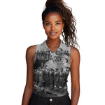 Six Triple Eight Women Sleeveless Polo Shirt Women of the Womens Army Corps