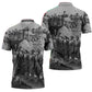 Six Triple Eight Zipper Polo Shirt Women of the Womens Army Corps