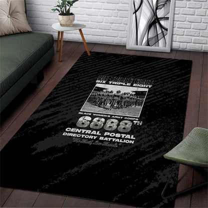 6888th Central Postal Directory Battalion Area Rug Six Triple Eight