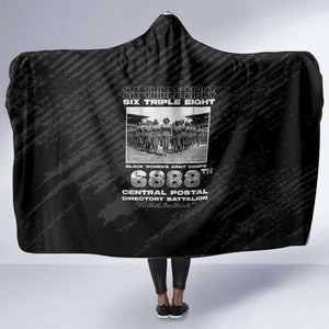 6888th Central Postal Directory Battalion Hooded Blanket Six Triple Eight