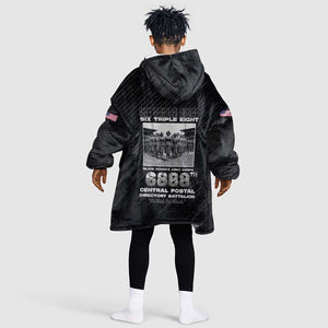6888th Central Postal Directory Battalion Kid Wearable Blanket Hoodie Six Triple Eight