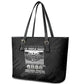 6888th Central Postal Directory Battalion Leather Tote Bag Six Triple Eight