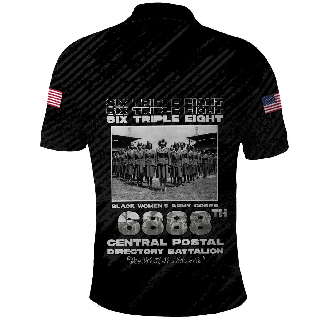 6888th Central Postal Directory Battalion Polo Shirt Six Triple Eight