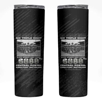 6888th Central Postal Directory Battalion Skinny Tumbler Six Triple Eight