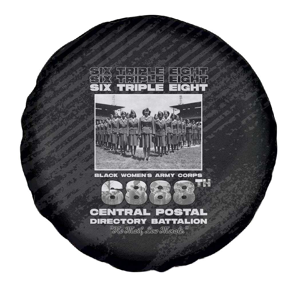 6888th Central Postal Directory Battalion Spare Tire Cover Six Triple Eight