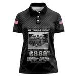 6888th Central Postal Directory Battalion Women Polo Shirt Six Triple Eight