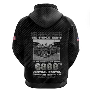 6888th Central Postal Directory Battalion Zip Hoodie Six Triple Eight