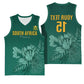 Custom South Africa Cricket Basketball Jersey Come On Proteas - African Pride
