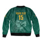 Custom South Africa Cricket Bomber Jacket Come On Proteas