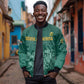Custom South Africa Cricket Bomber Jacket Come On Proteas