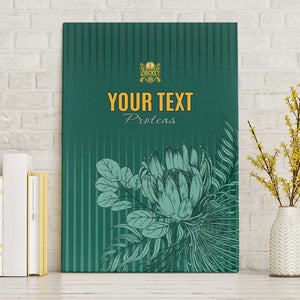 Custom South Africa Cricket Canvas Wall Art Come On Proteas