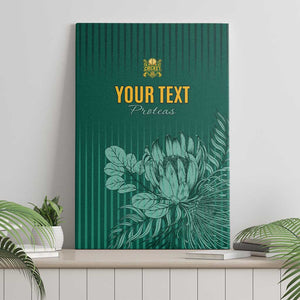 Custom South Africa Cricket Canvas Wall Art Come On Proteas