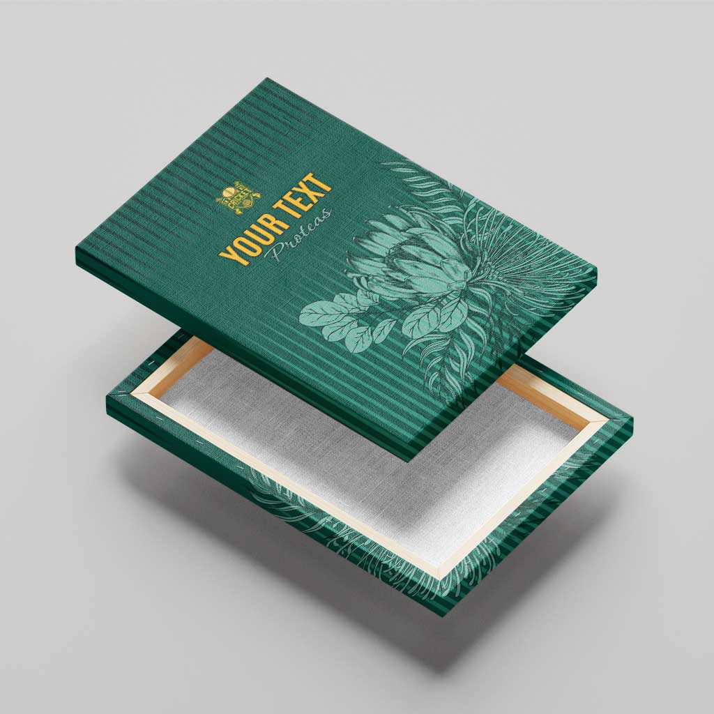 Custom South Africa Cricket Canvas Wall Art Come On Proteas