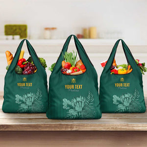 Custom South Africa Cricket Grocery Bag Come On Proteas