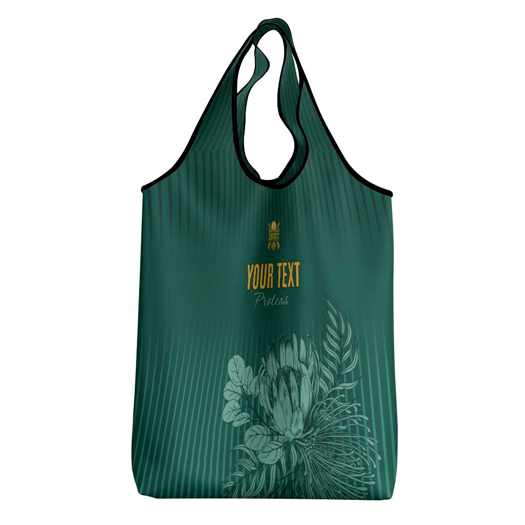 Custom South Africa Cricket Grocery Bag Come On Proteas