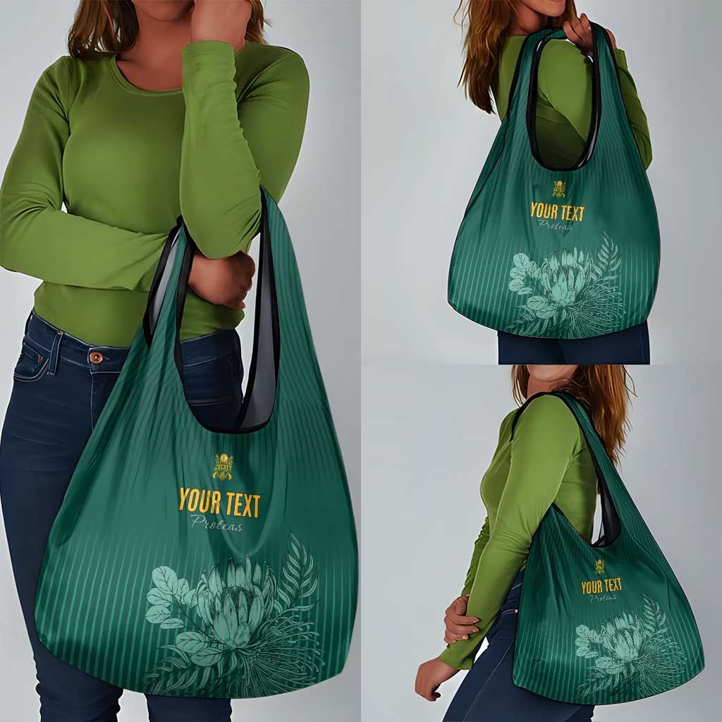 Custom South Africa Cricket Grocery Bag Come On Proteas