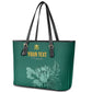 Custom South Africa Cricket Leather Tote Bag Come On Proteas