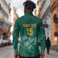 Custom South Africa Cricket Long Sleeve Button Shirt Come On Proteas