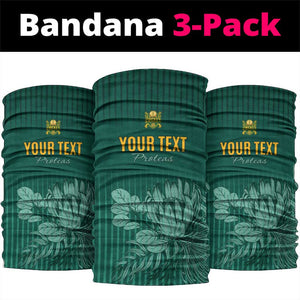 Custom South Africa Cricket Neck Gaiter Come On Proteas LT15