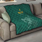 Custom South Africa Cricket Quilt Come On Proteas