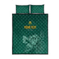 Custom South Africa Cricket Quilt Bed Set Come On Proteas